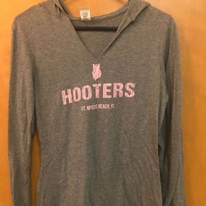 Hooters hooded long sleeve